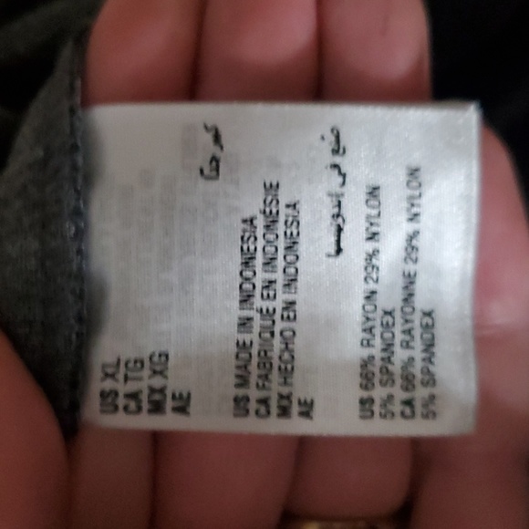 Alfani Gray Cuffed Straight Leg Stretch Pull On Pants - Picture 4 of 8